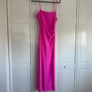 House of Harlow 1960s Pink slip Maxi Dress size xl